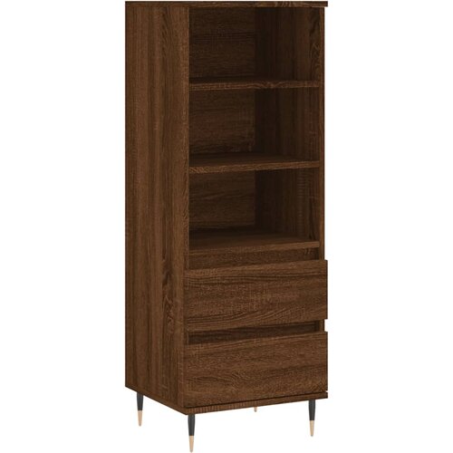 vidaXL Visoka omara Rjav hrast 40x36x110 cm inženirski les, (21011026) Cene