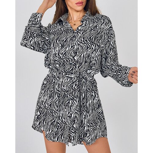 Resti women&amp;#039;s mini dress in a&amp;#039;la zebra pattern Slike