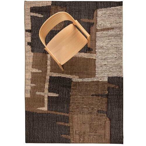 Dutchbone Rjava volnena preproga 160x230 cm Briton &amp;ndash; Slike