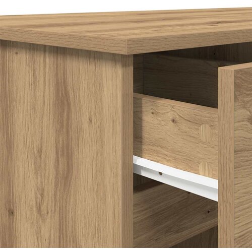  Stol s policom hrast artisan 140 x 49 x 76 cm Konstruirano drvo Slike