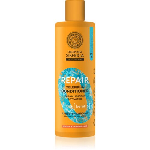 Natura Siberica Oblepikha Siberica regeneracijski balzam za suhe in poškodovane lase 400 ml Cene