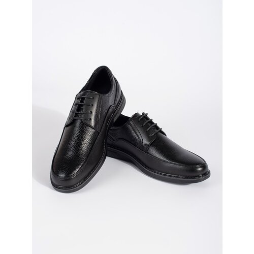 Shelvt Men's black lace-up shoes Cene