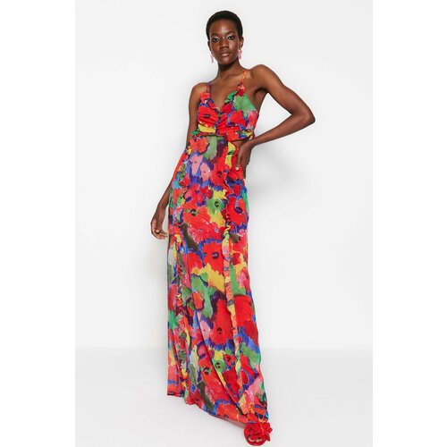 Trendyol Ženska haljina TPRSS23AE00033/Multi-color Slike