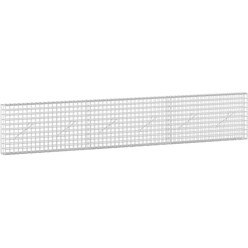  Gabion s 5 mm žicom i mrežom 5x5 cm 300x10x50 cm Slike