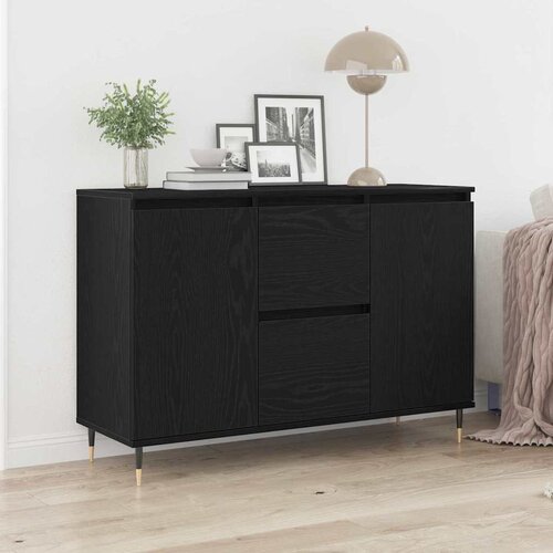  Kreveta Crni hrast 101,5 x 35 x 70 cm Konstruirano drvo Cijene