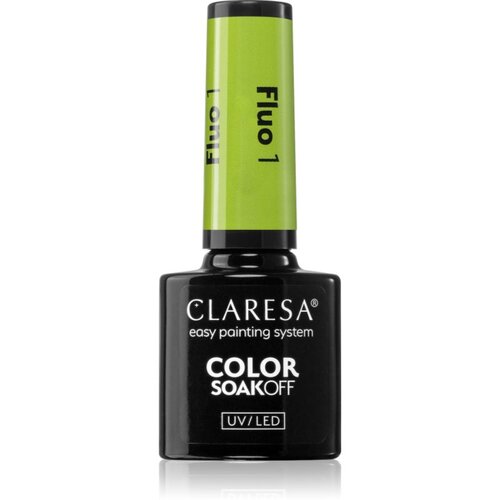 Claresa SoakOff UV/LED Color Fluo gel lak za nohte odtenek 5 g Cene