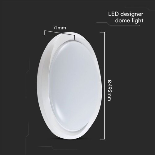  LED prigu&amp;scaron;iva stropna svetiljka LED/60W/230V 3000-6500K 49,2 cm bela + daljinski upravljač Slike