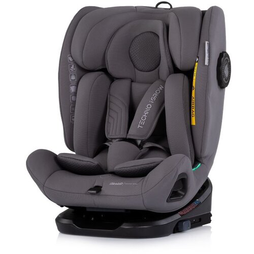 Chipolino autosjedalica i-Size 40&amp;ndash;150 cm ISOFIX 360&amp;deg; Techno iGROW Charcoal Slike