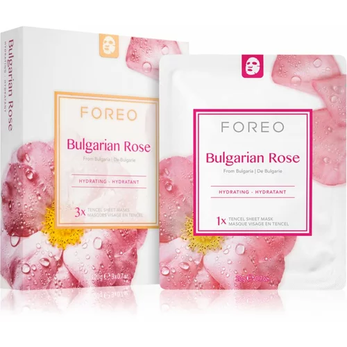 Foreo Farm To Face Collection Sheet Mask Bulgarian Rose