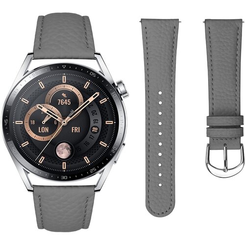 INF kompatibilen z samsung S3 in huawei gt serija 22MM usnjen pas z litchi vzorec grey, (5000079340) Cene