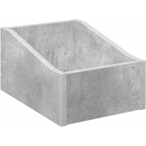  Kutija za LP ploče Betonska siva 23 x 33 x 16 cm Slike