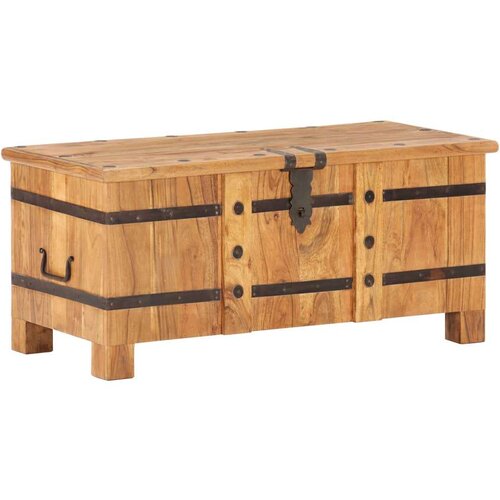 VidaXL &amp;Scaron;krinja od masivnog bagremovog drva 90 x 40 x 40 cm Slike