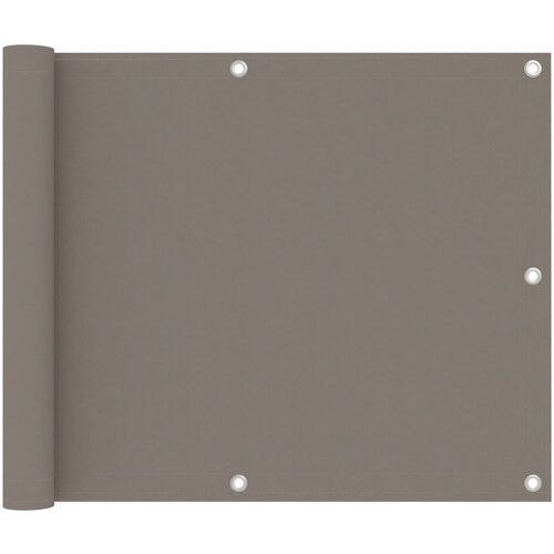 vidaXL Balkonsko platno taupe 75x400 cm oksford blago Cene