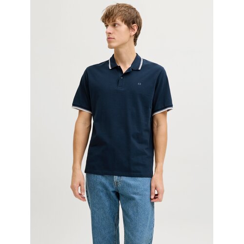 JJ Rebel Mu&amp;scaron;ka majica JREBZELL POLO SS SN, Antracit Slike