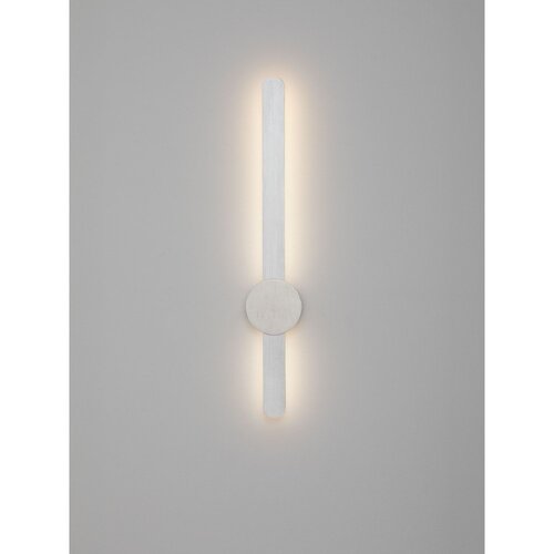 Nova Luce LED zidna lampa aluminijska u mat srebrnoj boji Norei &amp;ndash; Slike