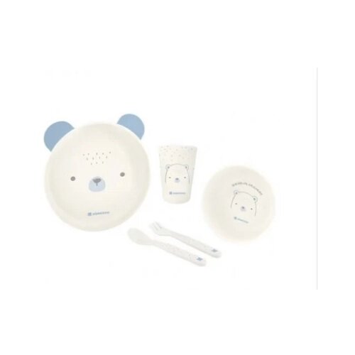  Set posuđa 4 dela Bear with Me Blue KKB40136 Slike