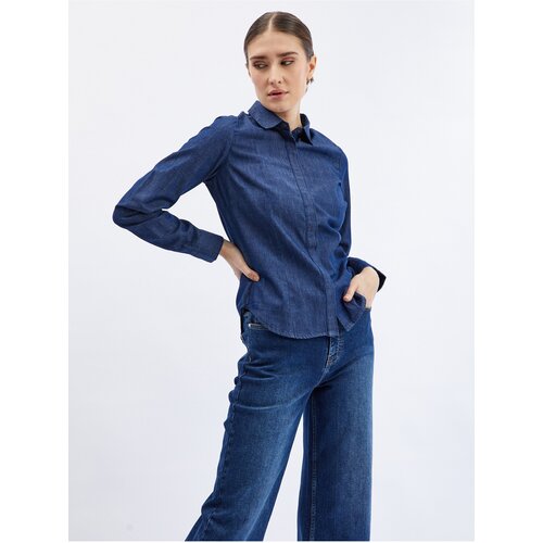 Orsay Dark blue denim shirt - Women Cijene