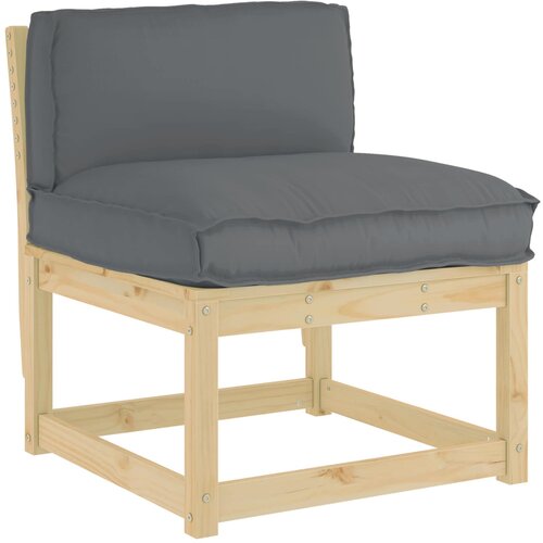  Jastuk Antracit 80 x 40 x 12 cm Oxford tkanina Slike