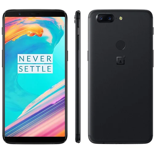 Oneplus Obnovljeno - znaki rabe - 5T crn 64 GB 6 GB ram dual sim - vidne oznake uporabe obnovljeno, (21561711)