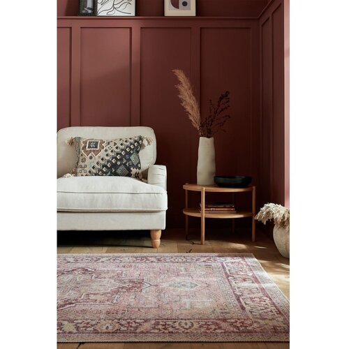Flair Rugs Svetlo rdeča pralna preproga iz me&amp;scaron;anice recikliranih vlaken 120x170 cm Windsor &amp;ndash; Slike