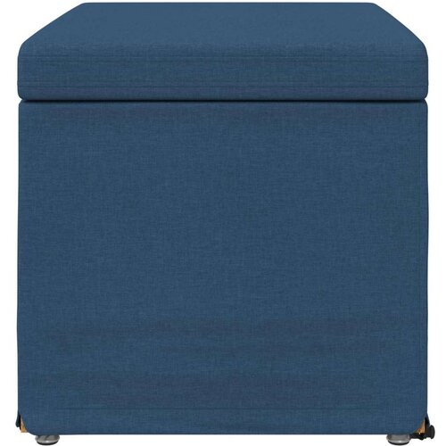  Stolica Plava 61 x 41 x 40 cm Tkanina i konstruirano drvo - Plava 60 cm tkanina Slike
