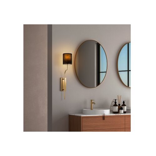 Opviq vall lamp zidna zlatno - crna lampa lumora 15336 Slike