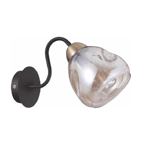 Candellux Lighting Crna/zlatna zidna lampa Unica - Slike