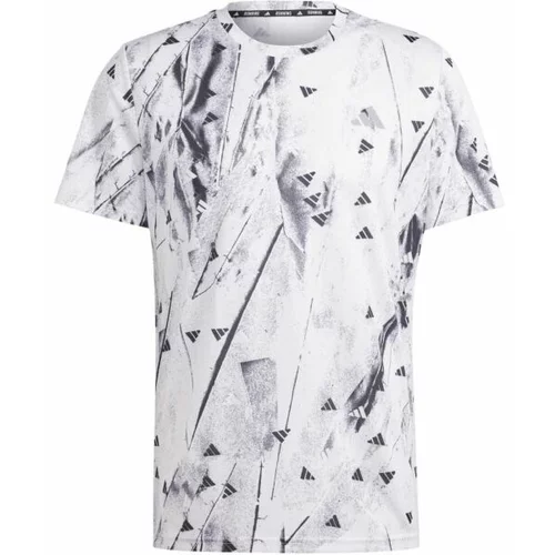 Adidas RUN IT BRAND LOVE T-SHIRT Muška majica za trčanje, bijela, veličina