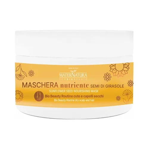 MaterNatura Maska za kosu s uljem sjemenki suncokreta - 200 ml