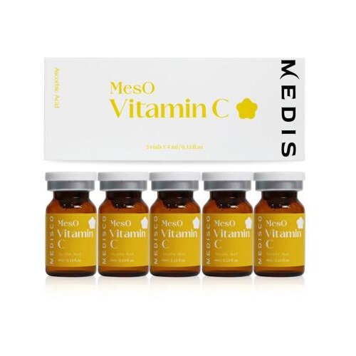 Medisco MesO Vitamin C Serum For Micro-Needling Mesotherapy System serum za obraz za vse tipe kože 5x4 ml unisex Slike
