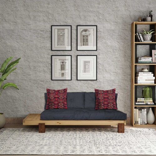 Atelier Del Sofa CPT8374-200 Prirodni Navy Plavi Ležaljka Slike