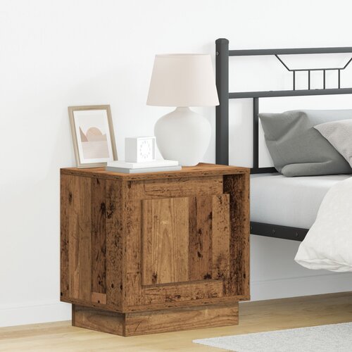 vidaXL Nočne omarice Set 2 Stari les Predelan les 44 x 34.5 x 45 cm Cene