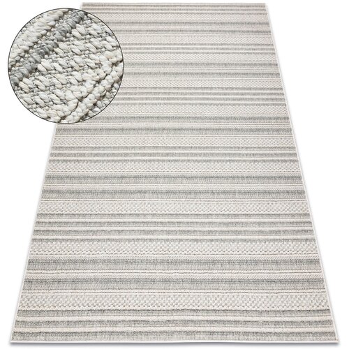 RugsX Preproge Preproga JERSEY 19233 siv - Linije, strukturna, 80x150 cm Siva Cene
