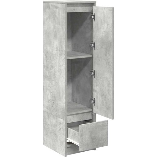  Visoka ploča beton siva 29,5x34x119,5 cm izrađeno drvo Slike