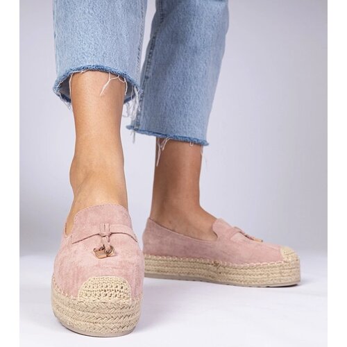 D/CEO marka niezdefiniowana Pink thick-soled espadrilles Elviola Slike