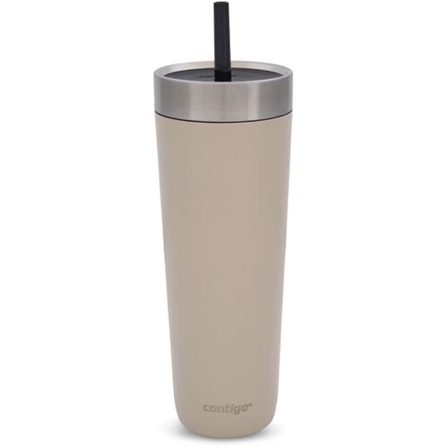 Contigo Luxe Spillproof Tumbler termo&amp;scaron;alica boja Light Brown 720 ml Slike