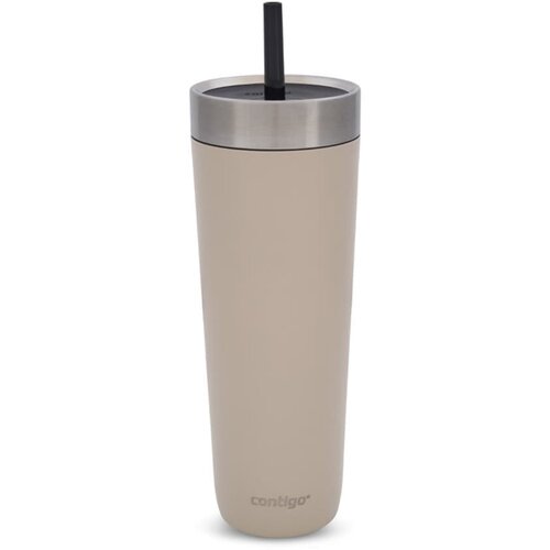 Contigo Water Bottle Luxe Spillproof Tumb 720 ml Light Brown Universal Slike