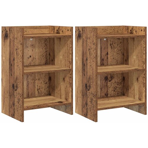 vidaXL Posteljne mize 2 pcs Star les 40 x 30 x 60 cm Inženirski les, (5000247501) Cene