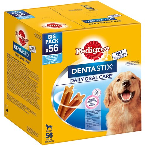 Pedigree Dentastix dnevna nega zob - Multi pakiranje (56 kosov) za velike pse (>25 kg) Cene