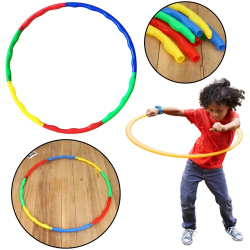  Hula hoop s izbočinama - 8 elemenata - šarena Cijene