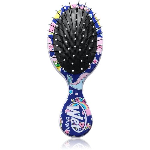 Wet Brush Mini Detangler Happy Hair Fantasy krtača za lase potovalna 1 kos Cene
