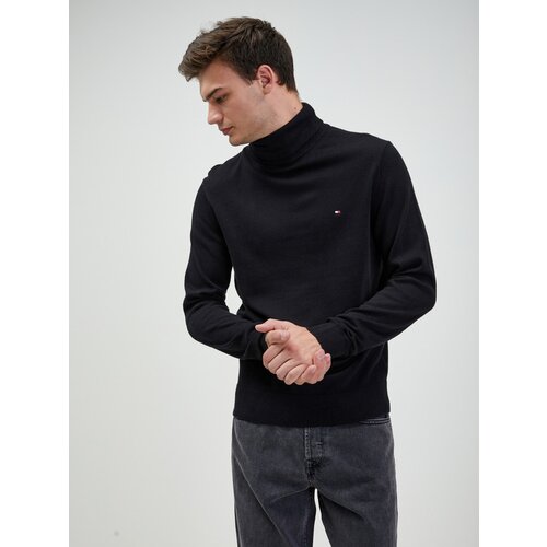Tommy Hilfiger PIMA ORG CTN CASHMERE ROLL NECK Crna Slike