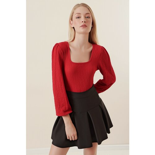 Bigdart Blouse - Red - Fitted Slike