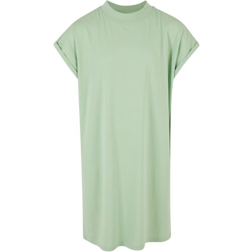 Urban Classics Kids Turtle Extended Shoulder dress for girls - green Slike
