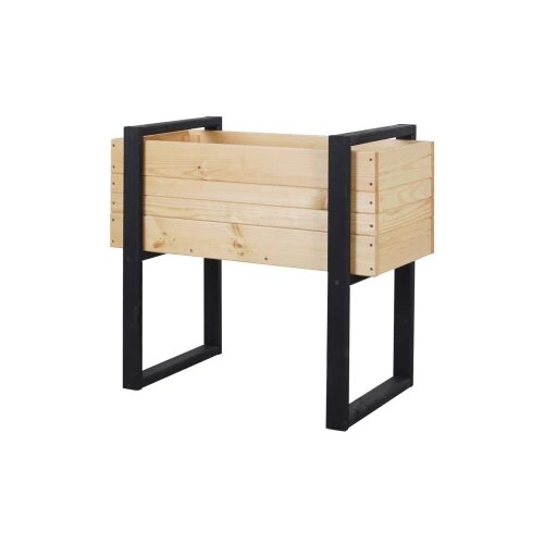 Siena Garden Kelly 06394-OILED kontejner za biljke borovo drvo, folija prirodna Cijene