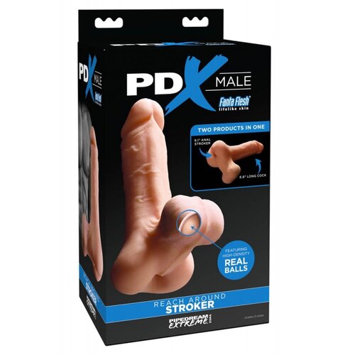 Pipedream Reach Around - dildo in nožnica za penis 2v1 (naravni) Cene