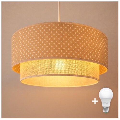  Brilagi-LED Visilica na sajli BOHO BOBO 1xE27/10W/230V &Oslash; 40 cm tačkice bež/krem. Cene