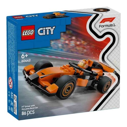 Lego city f1 driver with mclaren race car ( LE60442 ) Cene