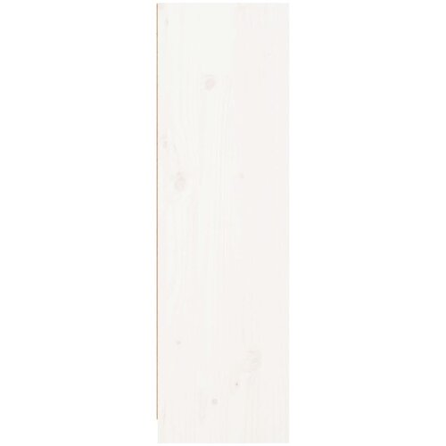  Regal za knjige bijeli 70 x 33 x 110 cm od masivne borovine Slike