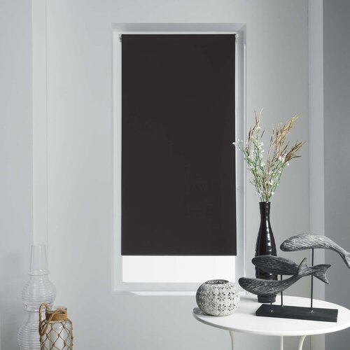 Douceur d int&amp;eacute;rieur Crne tekstilne rolete 90x180 cm Occult &amp;ndash; Slike